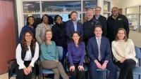 Top R-L: Jade Livingston, Cecilia Rutherford, Tracey Bell, Kirk Smith, Jonathan Arbogast, David Hutton, Clarence Pierce; Bottom R-L: Mildred Silva Zuccara, Suzanne Winter, Paula Anne Newman-Casey, David Bush, Mia Woodward.